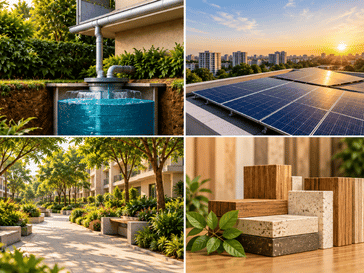 Green, sustainable building features